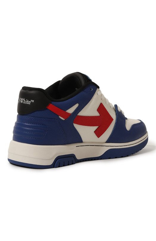 Кожаные кеды Out of Office Off-White 0MIA189F24LEA00D Синий  0MIA189F24LEA00D Фото 5