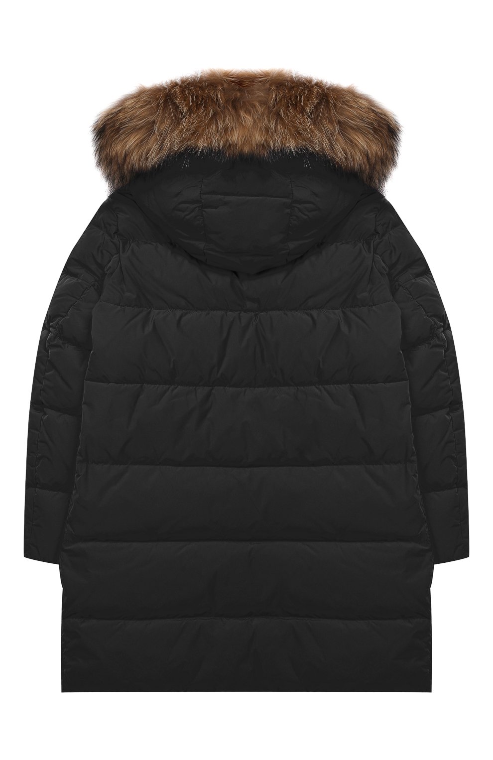 Пуховик с меховой отделкой на капюшоне ADD, арт. WAB442/XXS-M, фото 2