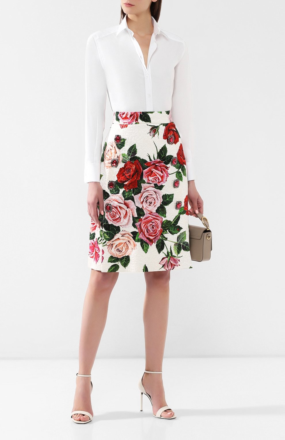 Хлопковая рубашка DOLCE & GABBANA, арт. F5K79T/FUEAJ, фото 2