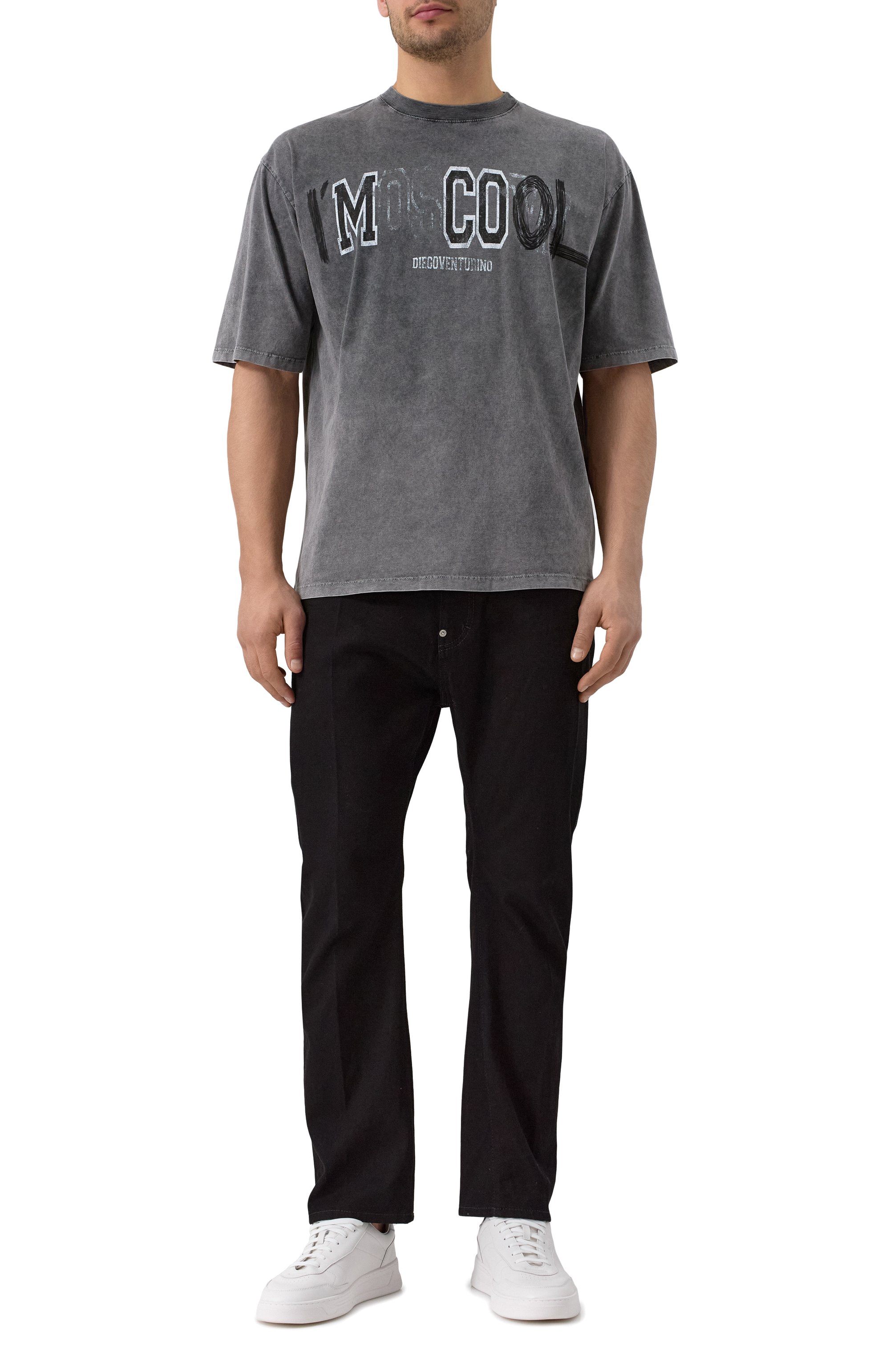 Хлопковая футболка DIEGO VENTURINO, арт. DVTS0C00L, фото 2