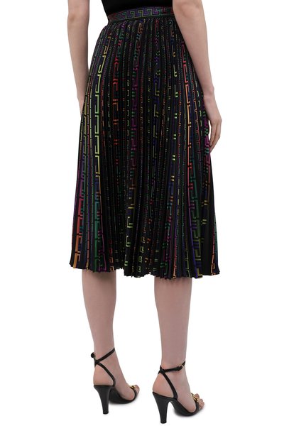 Плиссированная юбка VERSACE, арт. 1000949/1A01104, фото 4