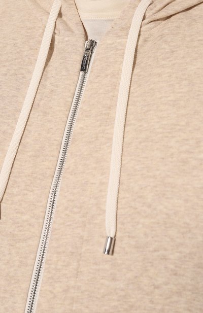 Хлопковая толстовка CORTIGIANI бежевого цвета по цене 118500 руб., арт. 5146010000, фото 5 Хлопковая толстовка CORTIGIANI, арт. 5146010000, фото 5