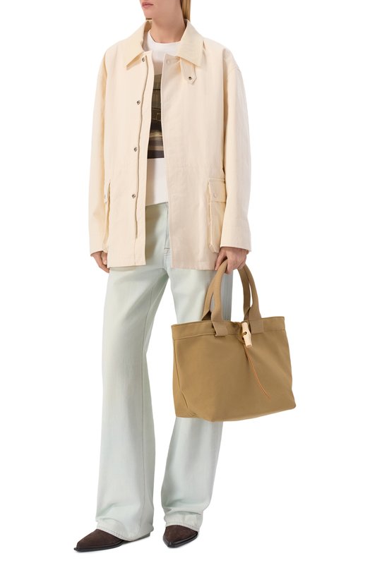 Сумка Le Roseau large Longchamp 10327HJE/HJE Бежевый  10327HJE/HJE Фото 3