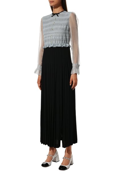 Платье из вискозы и шелка MIU MIU, арт. MF4055-1HXH-F0H5U, фото 3