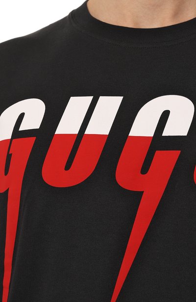 Хлопковая футболка GUCCI, арт. 565806 XJAZY, фото 5