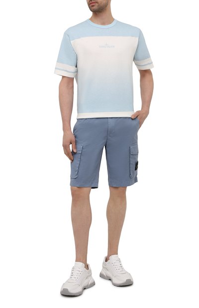 Хлопковые шорты STONE ISLAND, арт. 7415L0719, фото 2