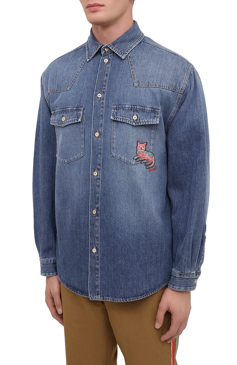 Джинсовая рубашка GUCCI, арт. 633935/XDBEX, фото 3
