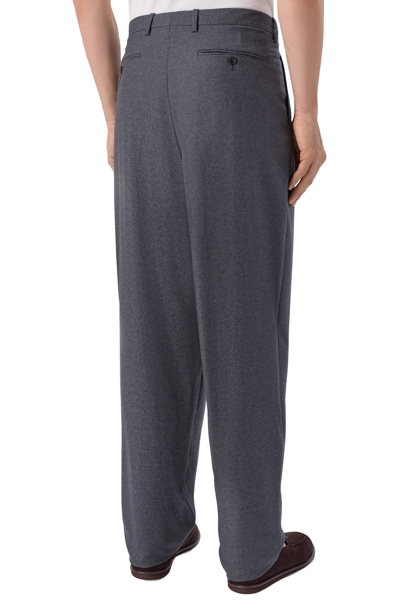 Шерстяные брюки GIORGIO ARMANI, арт. GM000922/TE23860, фото 4