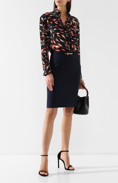Юбка из смеси шерсти и шелка RALPH LAUREN, ар т. 290739825, фото 2