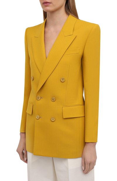 Шерстяной жакет SAINT LAURENT, арт. 648656/Y7C36, фото 3