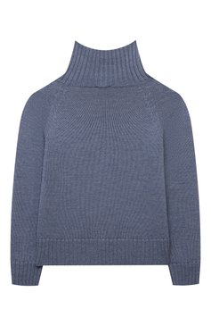 Детская комплект из свитера и брюк WOOL AND COTTON синего цвета, арт. VRUSP-R16 | Фото 3 (Материал внешний: Шерсть; Материал сплава: Проставлено; Девочки Кросс-КТ: Костюмы-спорт; Драгоценные камни: Проставлено; Рукава: Длинные; Ростовка одежда: 5 лет | 110 см, 6 лет | 116 см, 10 - 11 лет | 140 - 146см, 24 мес | 92 см)