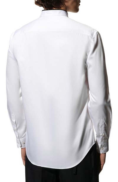 Хлопковая рубашка GIORGIO ARMANI, арт. 2WGCCZ12/TZB26, фото 4