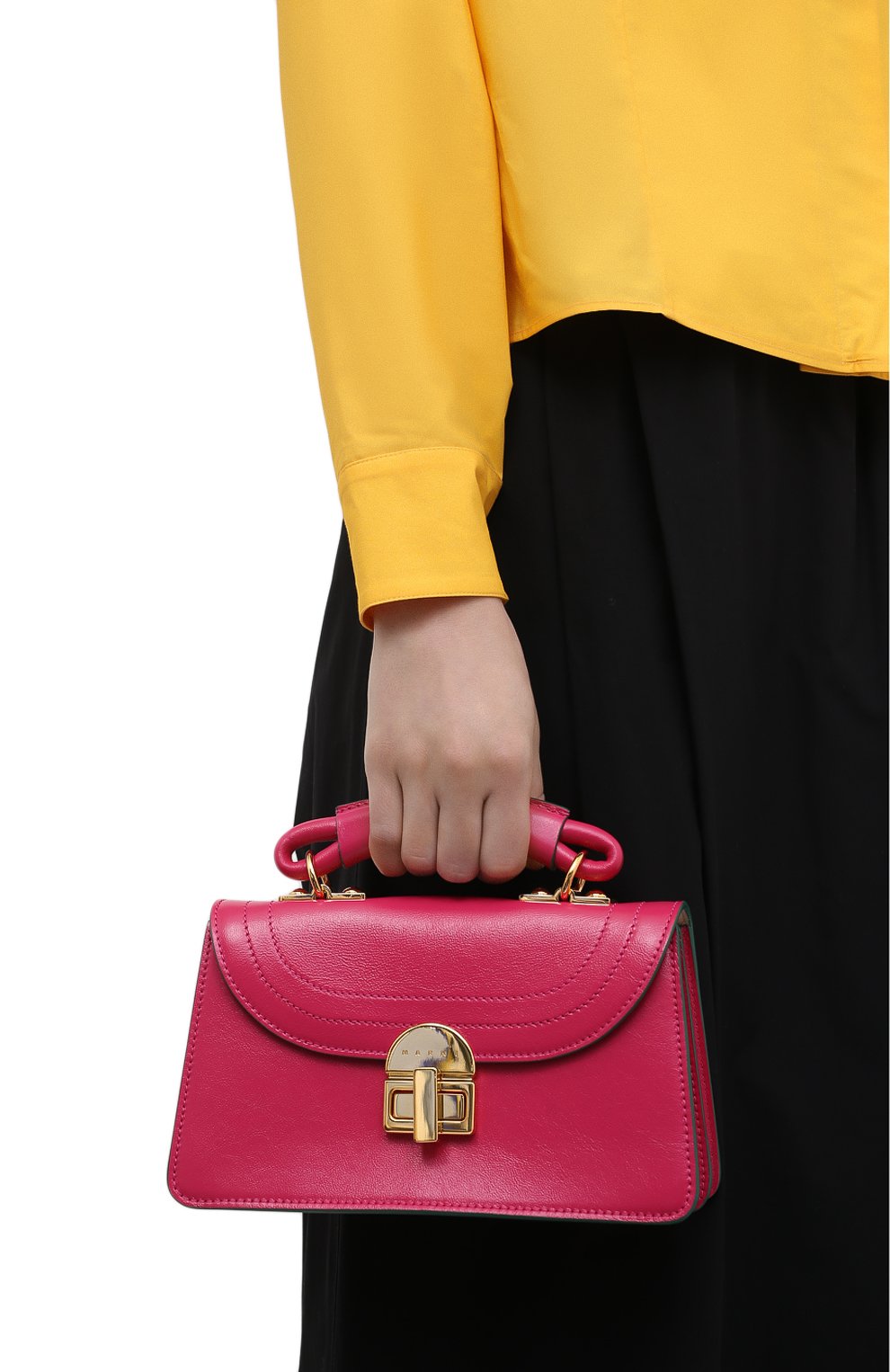 Сумка julliette small MARNI фуксия цвета по цене 136500 руб., арт. BMMP0043Y0/P2644, фото 2 Сумка julliette small MARNI, арт. BMMP0043Y0/P2644, фото 2