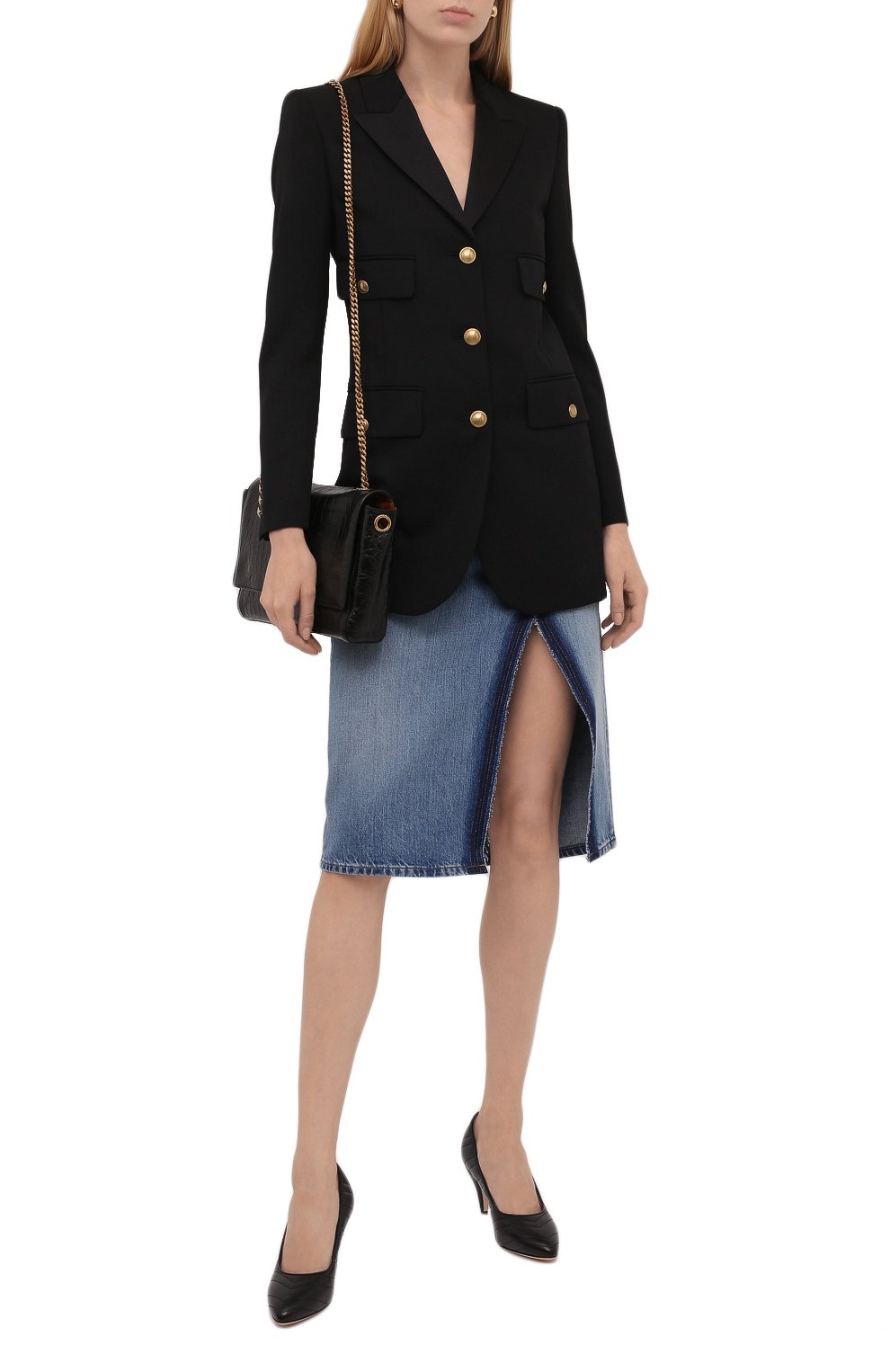 Кожаные туфли GUCCI, арт. 658673/BK000, фото 2