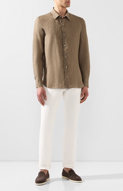 Замшевые лоферы summer walk LORO PIANA, арт. FAE8124, фото 2