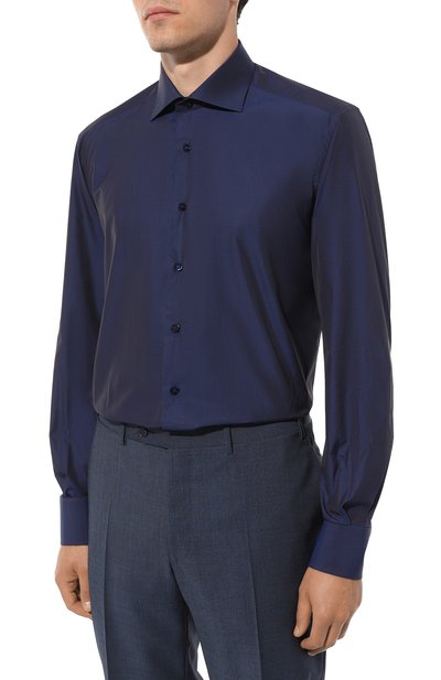 Хлопковая рубашка STEFANO RICCI, арт. MC000540/R122B, фото 4