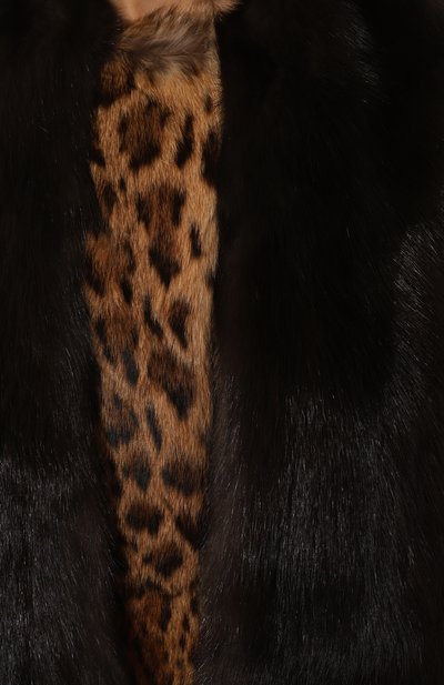 Шуба из меха оцелота и соболя SABLEFUR, арт. 72211-sb-02, фото 5