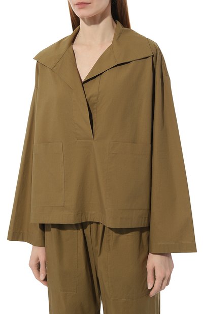 Хлопковая рубашка ERIKA CAVALLINI, арт. P4SJ07, фото 3