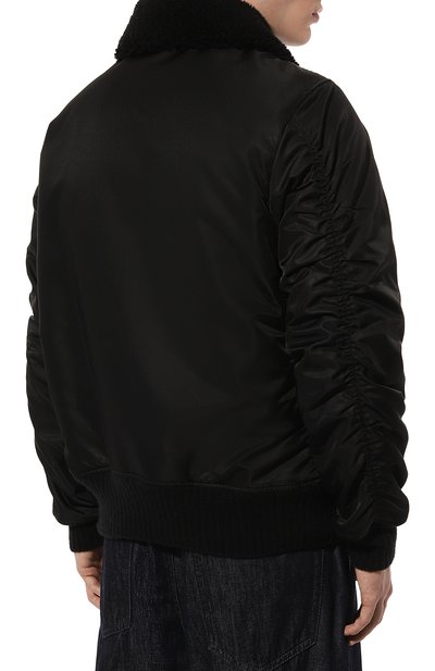 Бомбер GIORGIO BRATO черного цвета по цене 87550 руб., арт. TX25F1603, фото 4 Бомбер GIORGIO BRATO, арт. TX25F1603, фото 4