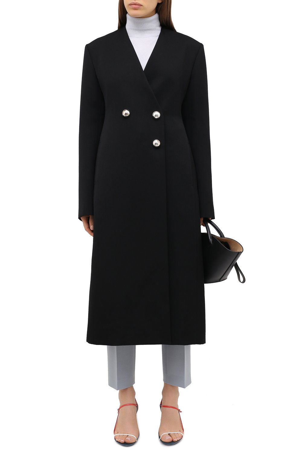 Кашемировая водолазка JIL SANDER голубого цвета по цене 86350 руб., арт. JSPR754013-WRY10008, фото 2 Кашемировая водолазка JIL SANDER, арт. JSPR754013-WRY10008, фото 2