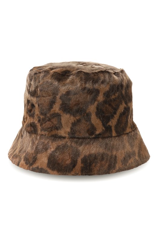 Панама из каракульчи VICTORIA KUSENKOVA 157100017042 Леопардовый  157100017042 Фото 3