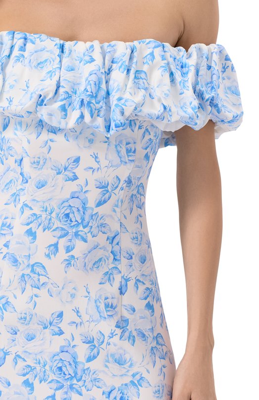 Платье из вискозы ROWEN ROSE DRS_RR388 Голубой  DRS_RR388 Фото 5