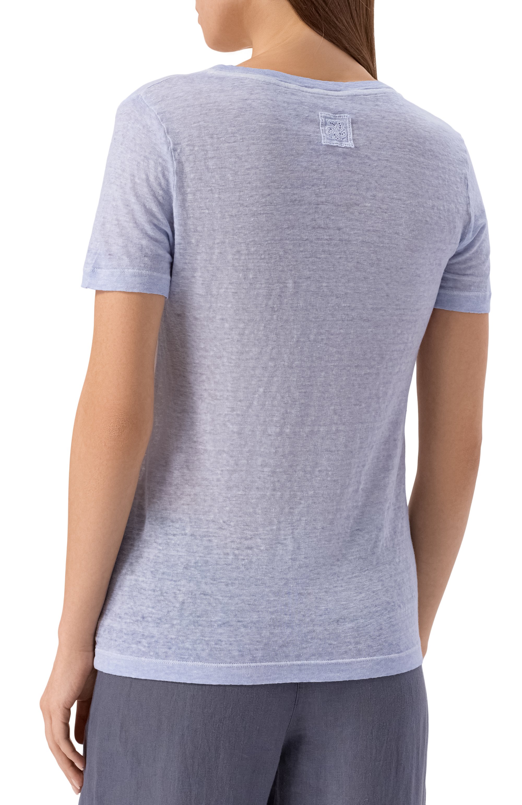 Льняная футболка 120% LINO, арт. 33ALIW7761/000B568, фото 4