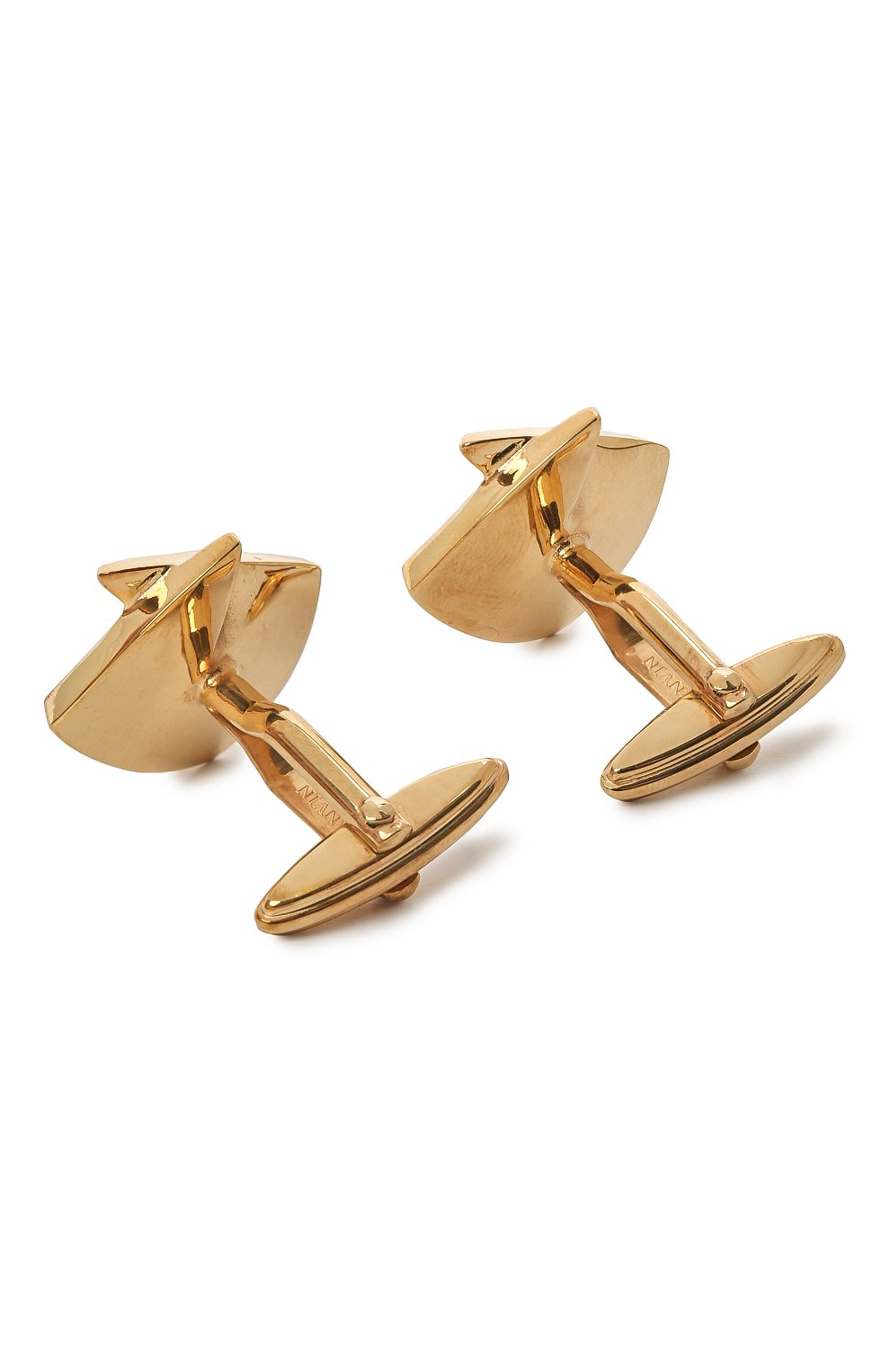 Запонки LANVIN золотого цвета по цене 23950 руб., арт. 9601/9, фото 2 Запонки LANVIN, арт. 9601/9, фото 2