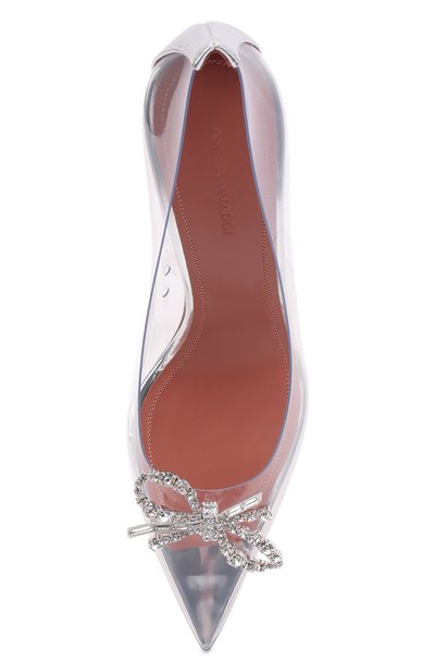 Комбинированные туфли rosie glass AMINA MUADDI, арт. R0SIE GLASS PUMP/PVC/TRANSPARENT, фото 5