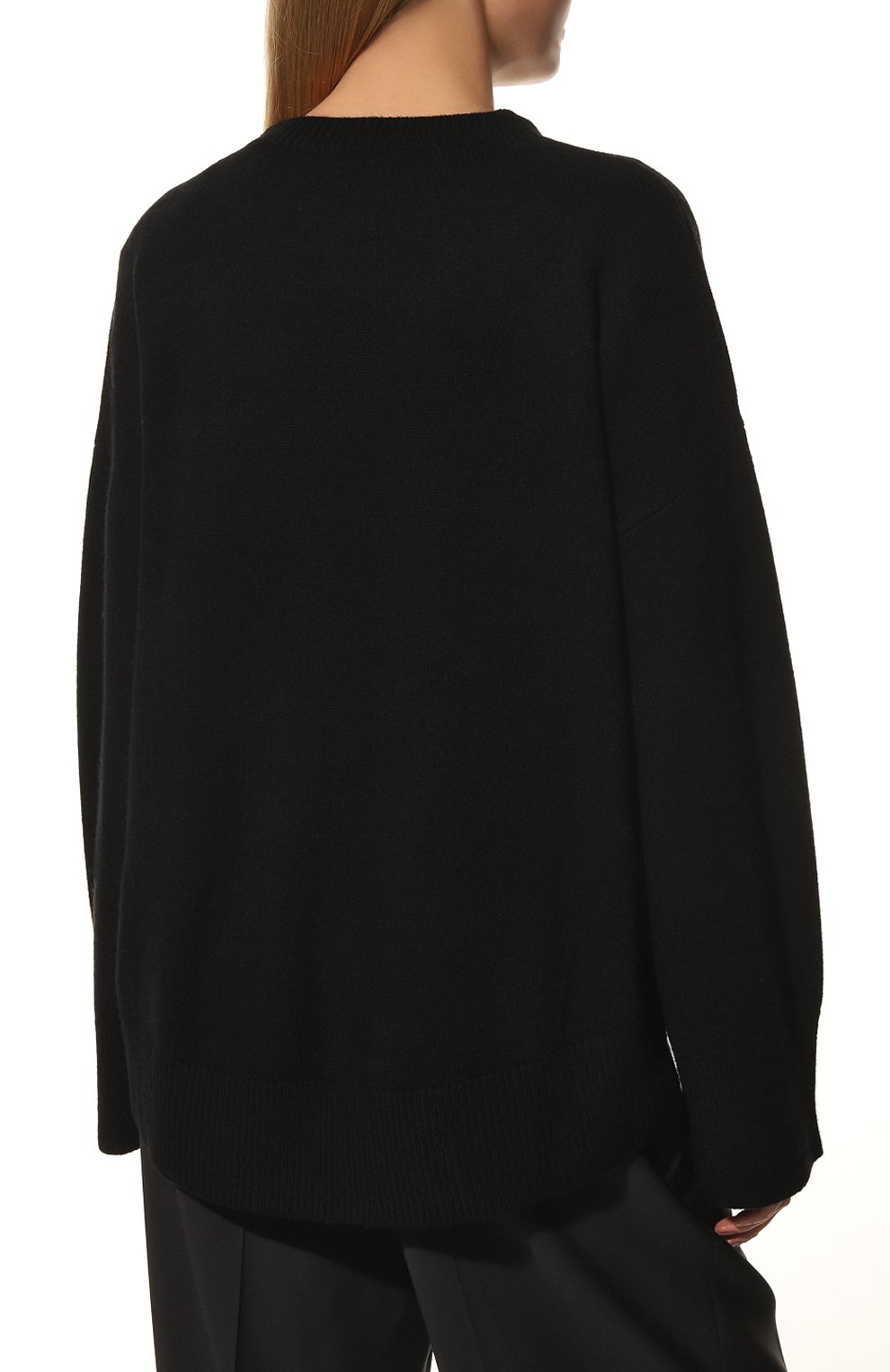 Кашемировый пуловер SEVEN LAB черного цвета по цене 29400 руб., арт. Jumper 22 black, фото 4 Кашемировый пуловер SEVEN LAB, арт. Jumper 22 black, фото 4
