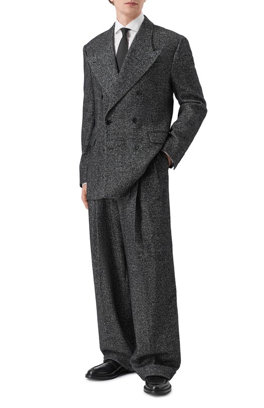 Шерстяной пиджак Dolce & Gabbana G2VT6T/FCBAJ Серый  G2VT6T/FCBAJ Фото 2