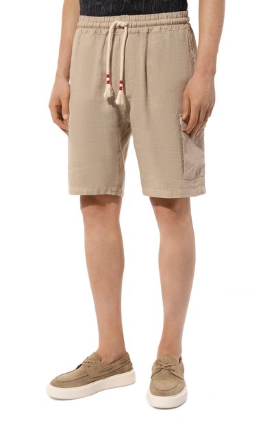 Льняные шорты MC2 SAINT BARTH, арт. MARSEILLE, фото 3