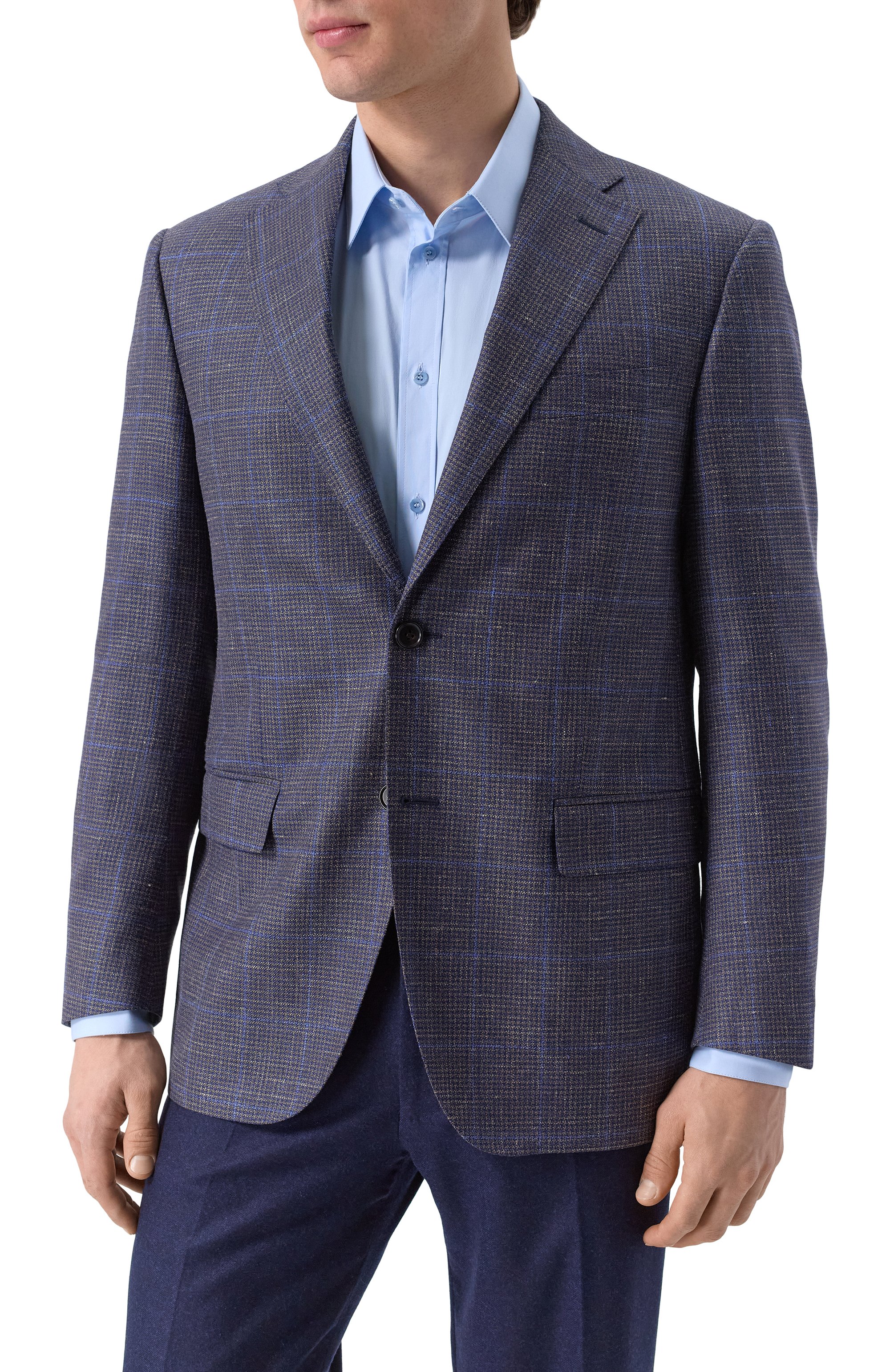 Пиджак из шерсти и шелка CORNELIANI, арт. 25X008-2516217, фото 5