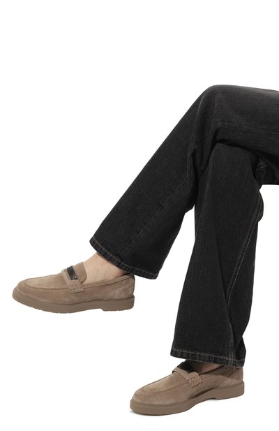 Замшевые лоферы BRUNELLO CUCINELLI, арт. MZSFGB1120, фото 3