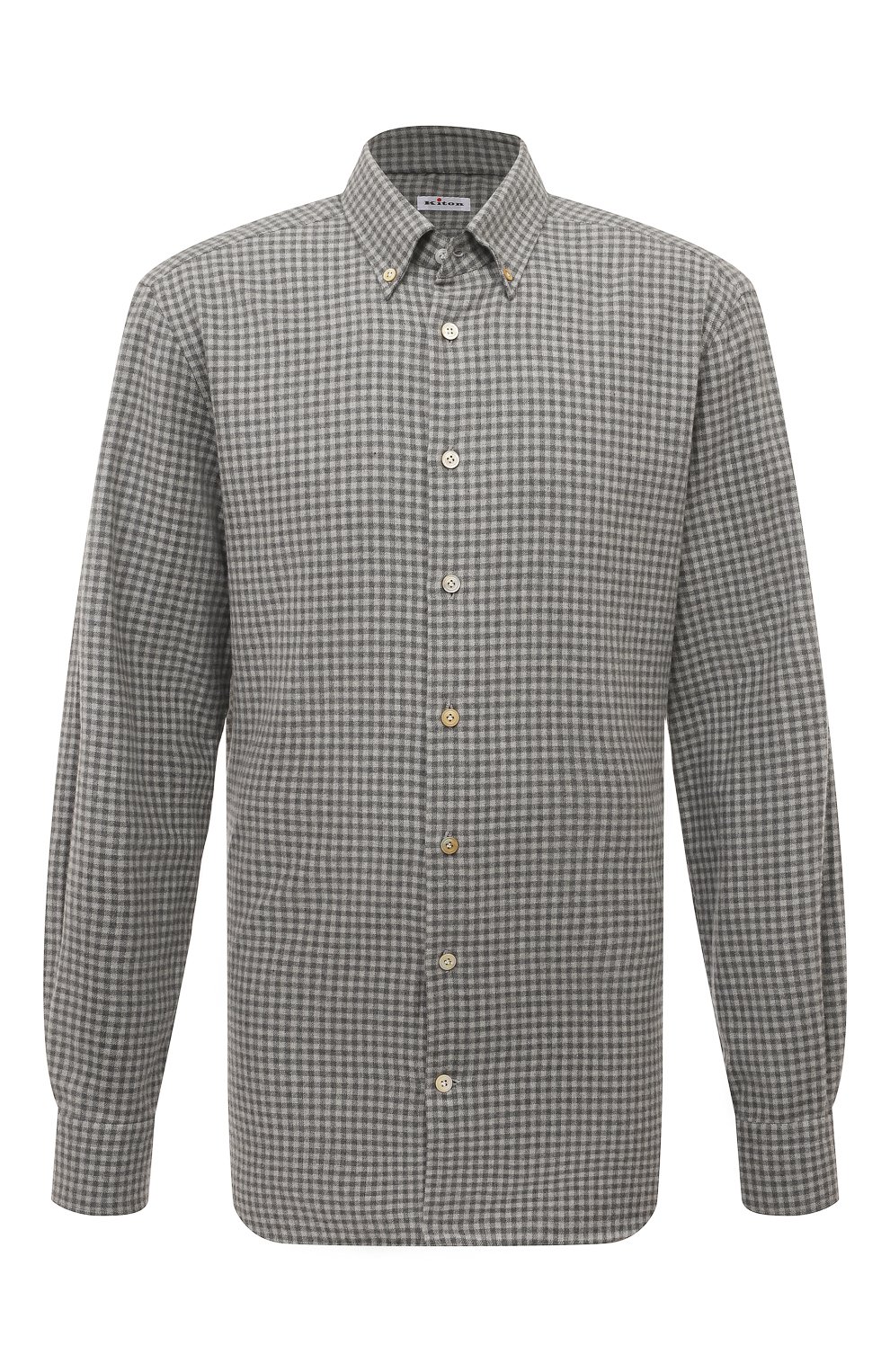 Хлопковая рубашка KITON, арт. UCIH0864302, фото 1