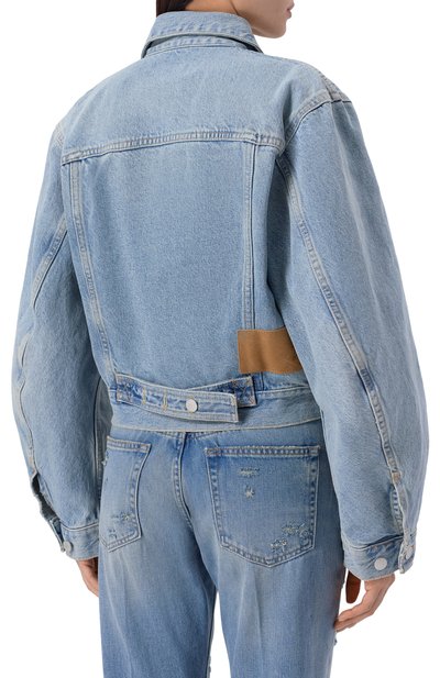 Джинсовая куртка simon HAIKURE голубого цвета по цене 57150 руб., арт. HEW09121DF106L0910/SIM0N CELESTIAL, фото 4 Джинсовая куртка simon HAIKURE, арт. HEW09121DF106L0910/SIM0N CELESTIAL, фото 4