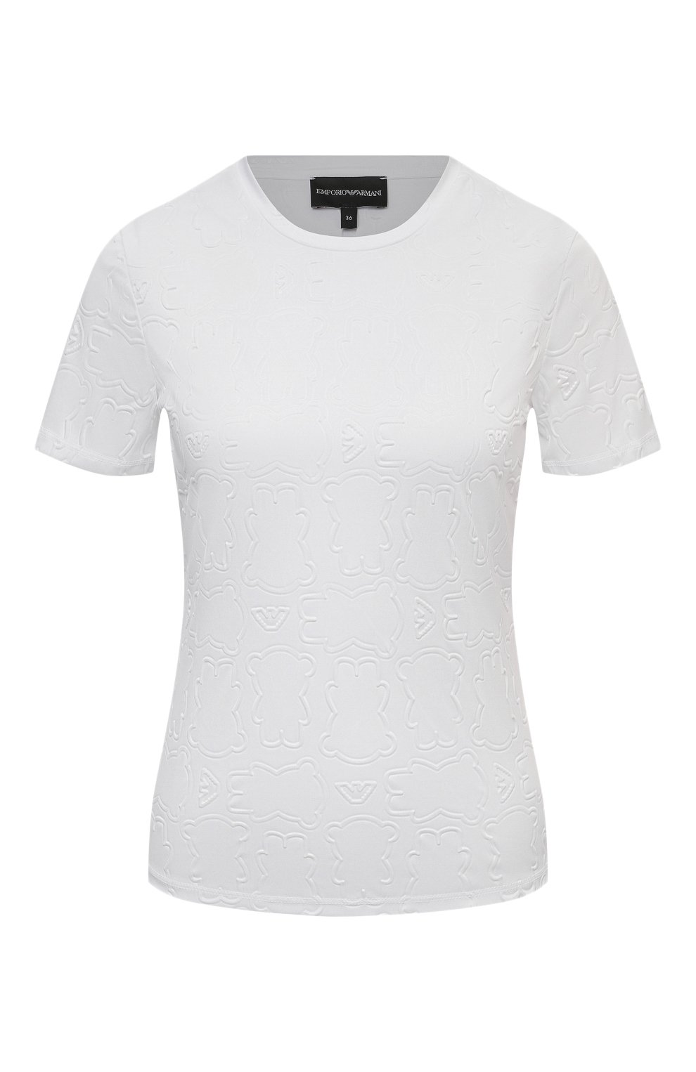 Футболка EMPORIO ARMANI белого цвета по цене 16900 руб., арт. 6K2T6A/2JYSZ, фото 1 Футболка EMPORIO ARMANI, арт. 6K2T6A/2JYSZ, фото 1