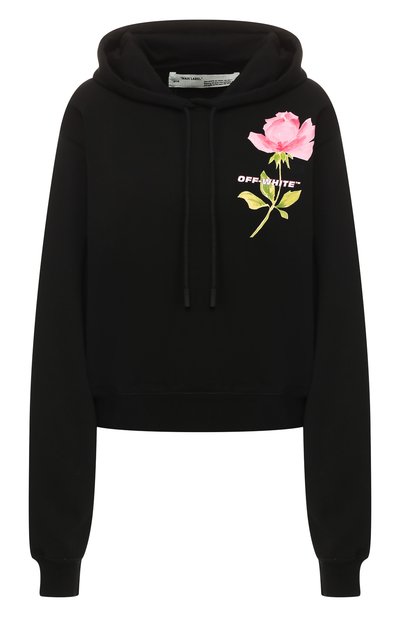 Женский хлопковое худи OFF-WHITE, арт. 0WBB016S190030601088