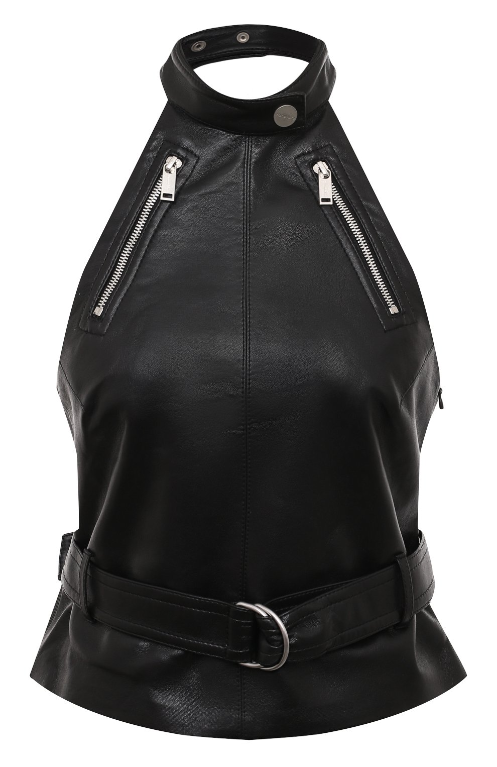 Топ из экокожи NANUSHKA черного цвета по цене 61550 руб., арт. NW24FWTP45100, фото 1 Топ из экокожи NANUSHKA, арт. NW24FWTP45100, фото 1