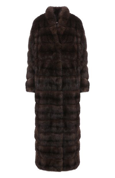 Шуба из меха соболя MANZONI24, арт. 20M816-Z/38-46, фото 1