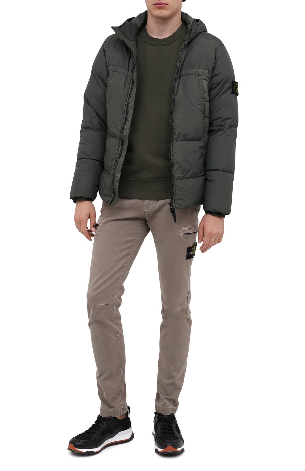 Хлопковый свитшот STONE ISLAND, арт. 731563020, фото 2