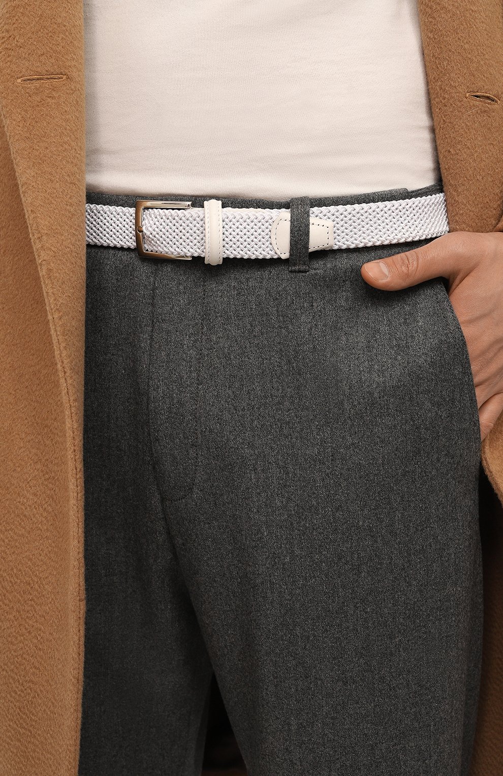 Текстильный ремень KITON, арт. USC3688N01040, фото 2