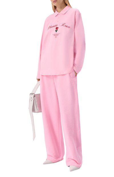 Хлопковое поло PLANTA ROSA, арт. PR/POLOLONG/ROSE/220, фото 5