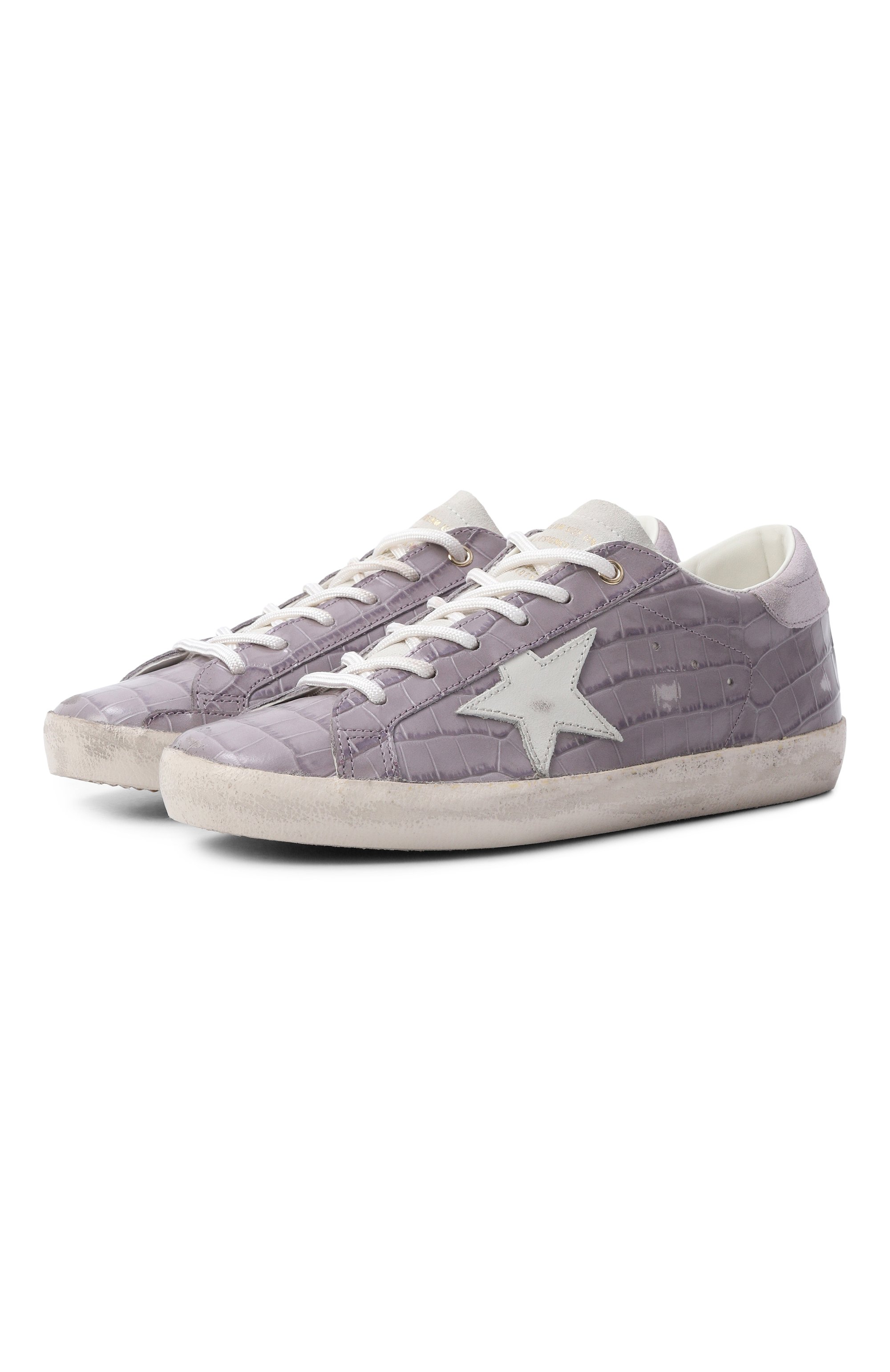 Кожаные кеды super-star GOLDEN GOOSE DELUXE BRAND, арт. GWF01002.F008118, фото 1