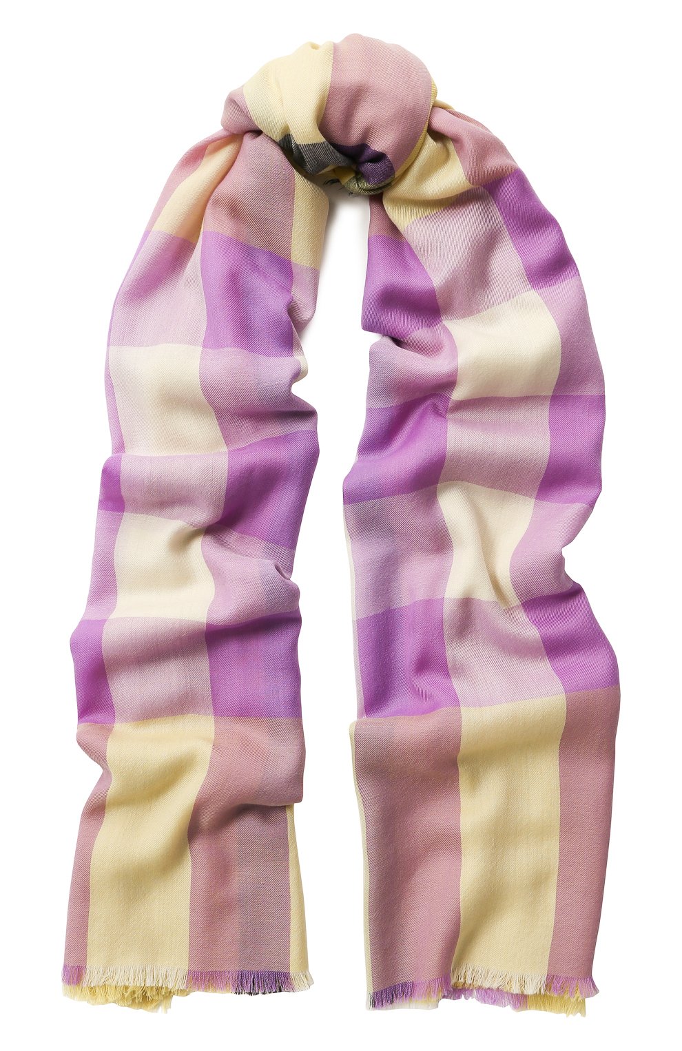 Кашемировый шарф BURBERRY фиолетового цвета по цене 116500 руб., арт. 8006245, фото 1 Кашемировый шарф BURBERRY, арт. 8006245, фото 1