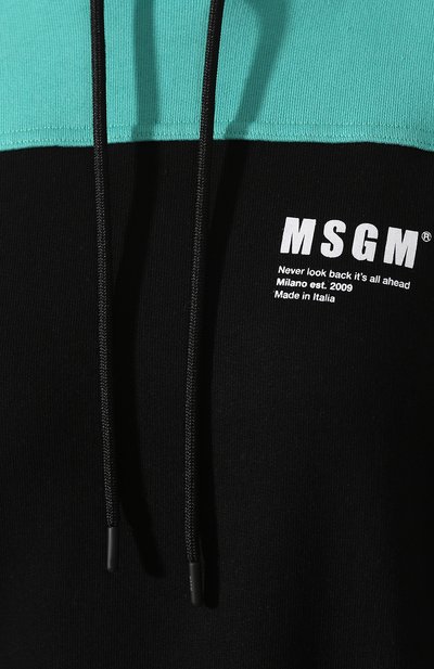 Хлопковое худи MSGM, арт. 2841MDM86 207299, фото 5