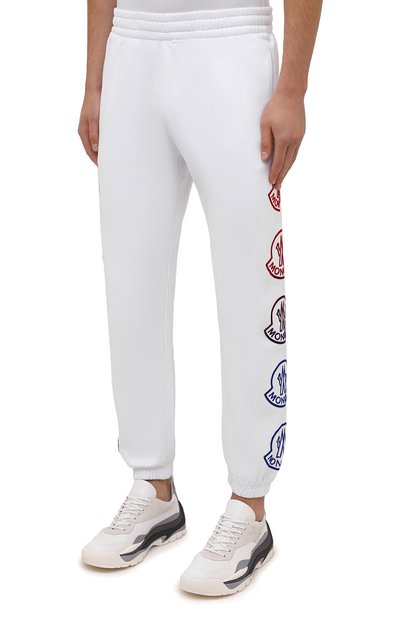 Хлопковые джоггеры MONCLER, арт. G2-091-8H000-11-899FL, фото 3
