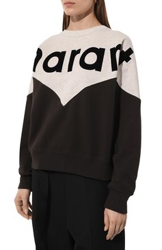 Хлопковый свитшот ISABEL MARANT ETOILE, арт. 23PSW0006FA-A1M08E, фото 3