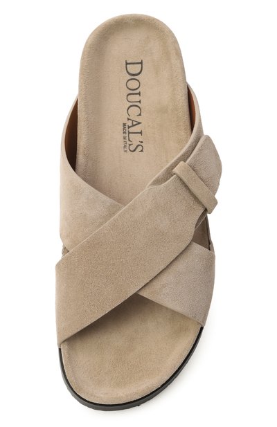 Замшевые шлепанцы DOUCAL'S, арт. DU3180NECKPF772N, фото 5