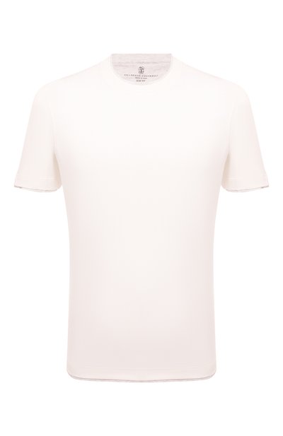 Мужская хлопковая футболка BRUNELLO CUCINELLI, арт. M0T617427